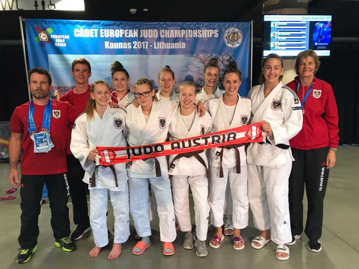 Österreicherinnen bei U18-EM Siebente im Team