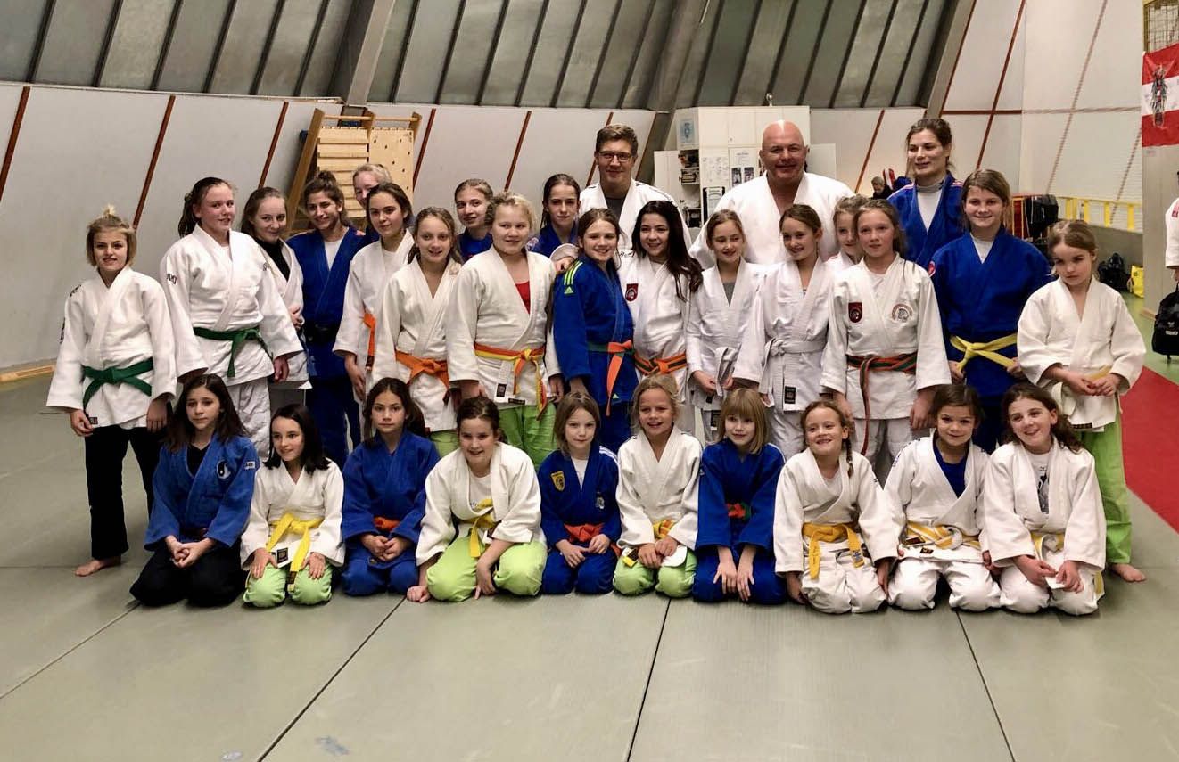 Weihnachtstraining der „Austrian Olympic Judo Girls“