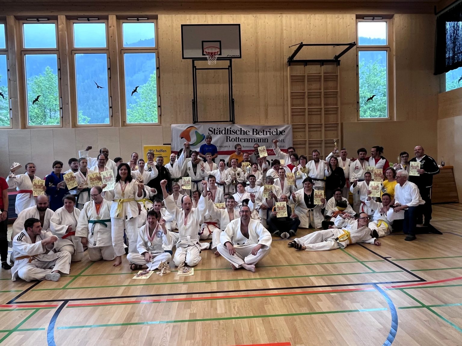 Werbung für Adaptive Judo