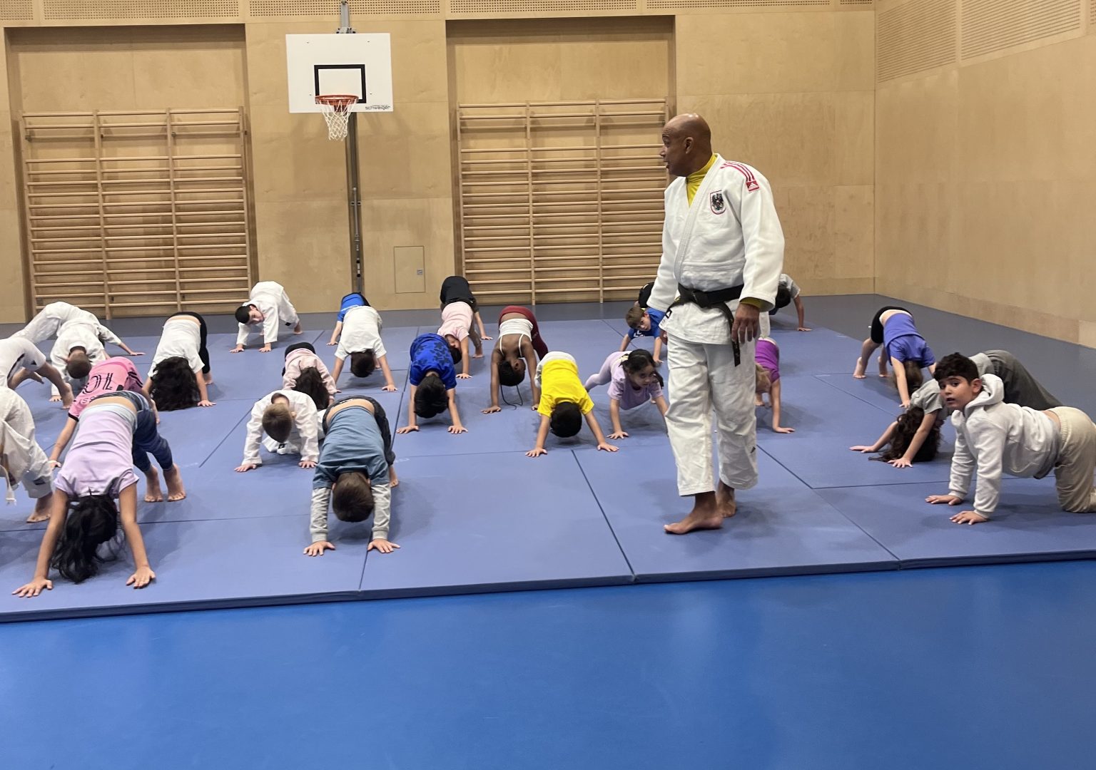 Judo trifft Schulklasse